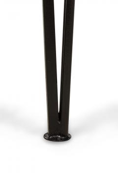 Maurizio Tempestini Maurizio Tempestini for Salterini Mid Century Black Metal Ribbon Console Table - 4653468