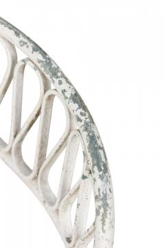 Maurizio Tempestini Maurizio Tempestini for Salterini Mid Century Ribbon Wrought Iron Painted Whit - 4639722