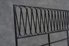 Maurizio Tempestini Maurizio Tempestini for Salterini Queen Size Wrought Iron Ribbon Headboard - 4302386
