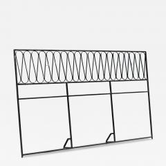 Maurizio Tempestini Maurizio Tempestini for Salterini Queen Size Wrought Iron Ribbon Headboard - 4305863