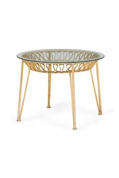Maurizio Tempestini Maurizio Tempestini for Salterini White Metal Ribbon Occasional Table - 4274381