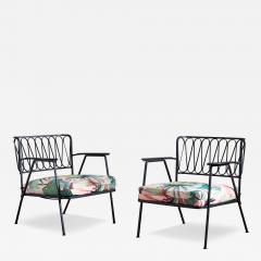 Maurizio Tempestini Pair of Maurizio Tempestini Ribbon Chairs for Salterini - 4217524