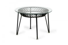 Maurizio Tempestini Pair of Maurizio Tempestini for Salterini Metal Ribbon Occasional Tables - 4274353