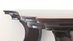 Maurizio Tempestini Pair of Unique Walnut Curved Console by Arch Tempestini 1940 1950 - 1713412