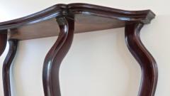 Maurizio Tempestini Pair of Unique Walnut Curved Console by Arch Tempestini 1940 1950 - 1713413