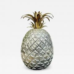 Mauro Manetti Enormous Mauro Manetti Silver and Gilt Pineapple Champagne Bucket - 3505301