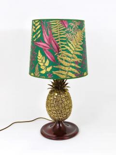 Mauro Manetti Mauro Manetti Hollywood Regency Pineapple Brass Table Lamp Italy 1970s - 4062927