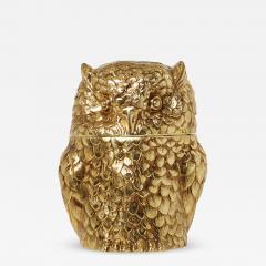 Mauro Manetti Mauro Manetti owl Ice Bucket gilt plated Italy from 1960 - 2740348