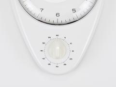 Max Bill Max Bill White Wall Clock Timer Mid Century Modern Junghans Germany 1950s - 4712307