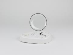 Max Bill Max Bill White Wall Clock Timer Mid Century Modern Junghans Germany 1950s - 4712309