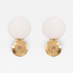 Max Bill Pair of Wall Lights or Sconces by Max Bill for Temde Leuchten - 1440781