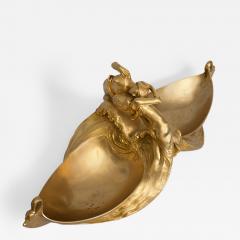 Max Blondat French Art Nouveau Gilt Bronze Vide Poche by Max Blondat - 229199