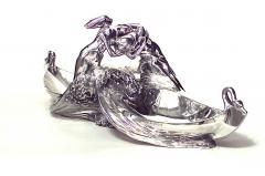 Max Blondat Max Blondat Art Nouveau Silver Plate Centerpiece with Female Figures - 4628955