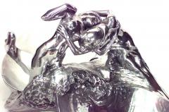 Max Blondat Max Blondat Art Nouveau Silver Plate Centerpiece with Female Figures - 4628957