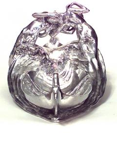Max Blondat Max Blondat Art Nouveau Silver Plate Centerpiece with Female Figures - 4628958