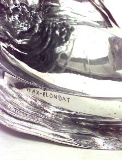 Max Blondat Max Blondat Art Nouveau Silver Plate Centerpiece with Female Figures - 4628959