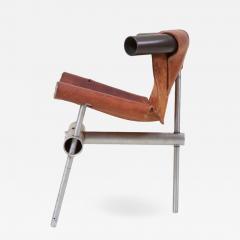 Max Gottschalk Max Gottschalk Prototype Leather Sling Chair US 1960s - 668402