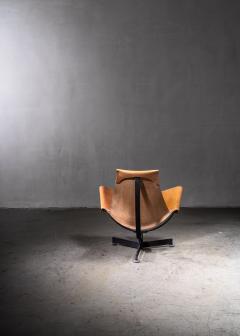 Max Gottschalk Max Gottschalk leather sling lounge chair USA 1960s - 2340034