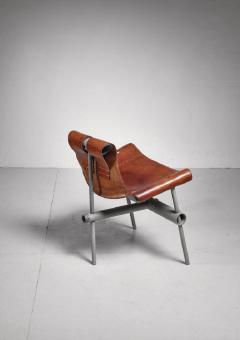 Max Gottschalk Max Gottschalk prototype leather sling chair USA 1960s - 755600