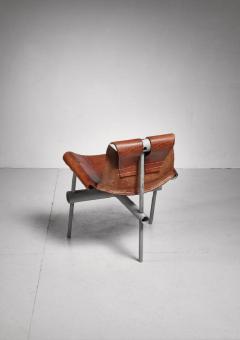 Max Gottschalk Max Gottschalk prototype leather sling chair USA 1960s - 755601