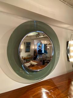 Max Ingrand 1669 Model Circular Glass Mirror by Max Ingrand for Fontana Arte Italy 1960 - 1401538