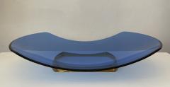 Max Ingrand 1960s Blue Fruit Bowl Model 1419 by Max Ingrand for Fontana Arte - 2338821