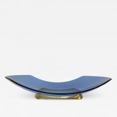 Max Ingrand 1960s Blue Fruit Bowl Model 1419 by Max Ingrand for Fontana Arte - 2339039