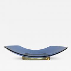 Max Ingrand Blue Fruit Bowl Model 1419 by Max Ingrand for Fontana Arte 1960s - 3672021