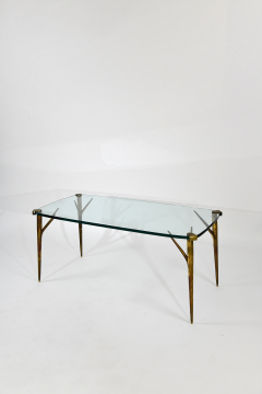 Max Ingrand Coffee Table in Brass and Glass - 651430