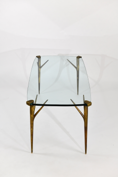 Max Ingrand Coffee Table in Brass and Glass - 651431