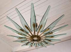 Max Ingrand Dahlia Chandelier Model 1563 by Max Ingrand for Fontana Arte Italy c 1954 - 2628612