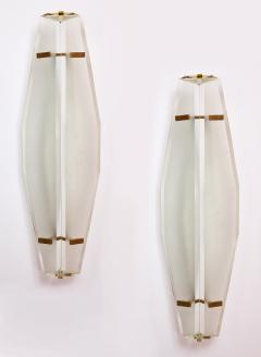 Max Ingrand Exceptional Monumental Pair of Max Ingrand Sconces for Fontana Arte - 3319297