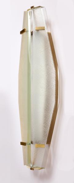 Max Ingrand Exceptional Monumental Pair of Max Ingrand Sconces for Fontana Arte - 3319301