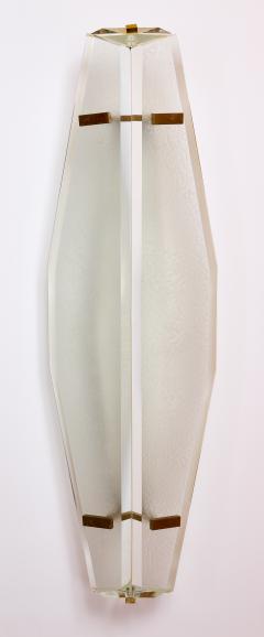 Max Ingrand Exceptional Monumental Pair of Max Ingrand Sconces for Fontana Arte - 3319303