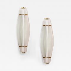 Max Ingrand Exceptional Monumental Pair of Max Ingrand Sconces for Fontana Arte - 3323609