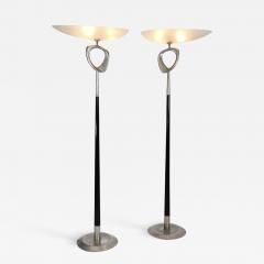 Max Ingrand Extremely rare pair of sculptural floor lamps - 1620611