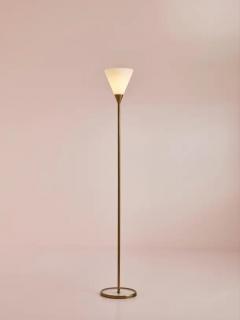 Max Ingrand Floor Lamp by Max Ingrand Model 2003 for Fontana Arte Made in Glass and Brass - 3469185