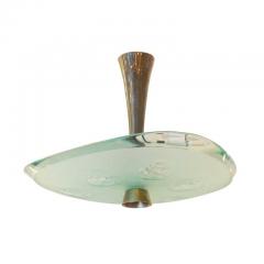 Max Ingrand Fontana Arte Ceiling Light Model 1748 by Max Ingrand Bronze Hardware - 3466147