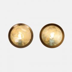 Max Ingrand Gem Cut Crystal Wall or Ceiling Lights Model 2319 by Max Ingrand - 4237720