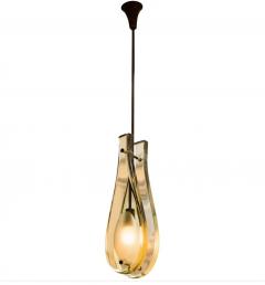 Max Ingrand Glass Pendant by Fontana Arte Max Ingrand Model 2259 Italy circa 1960 - 2090763