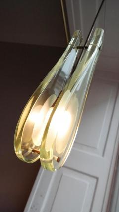Max Ingrand Glass Pendant by Fontana Arte Max Ingrand Model 2259 Italy circa 1960 - 2090765