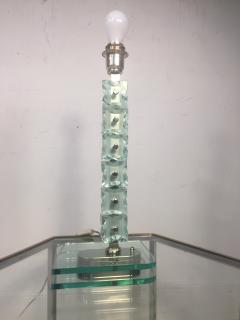 Max Ingrand ITALIAN MID CENTURY MODERNIST GLASS TABLE LAMP - 770922