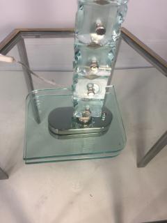 Max Ingrand ITALIAN MID CENTURY MODERNIST GLASS TABLE LAMP - 770928