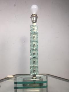 Max Ingrand ITALIAN MID CENTURY MODERNIST GLASS TABLE LAMP - 770930