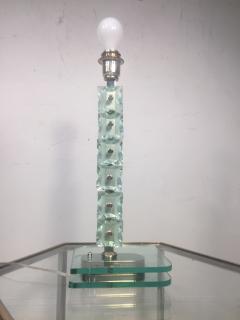 Max Ingrand ITALIAN MID CENTURY MODERNIST GLASS TABLE LAMP - 770931
