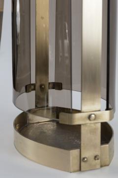 Max Ingrand Italian Mid Century Curved Glass Umbrella Stand By Max Ingrand For Fontana Arte - 3196480