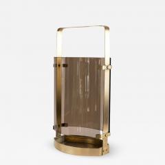 Max Ingrand Italian Mid Century Curved Glass Umbrella Stand By Max Ingrand For Fontana Arte - 3202503
