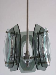 Max Ingrand Italian Mid Century Modern Glass Pendant Style of Max Ingrand for Fontana Arte - 1759540