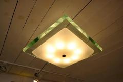 Max Ingrand Large Max Ingrand for Fontana Arte Flush Mount Chandelier C1960 - 3410834