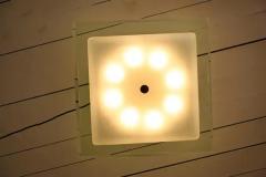 Max Ingrand Large Max Ingrand for Fontana Arte Flush Mount Chandelier C1960 - 3410850
